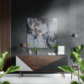 Marmoreal Brushed Aluminium Dibond Wall Art.